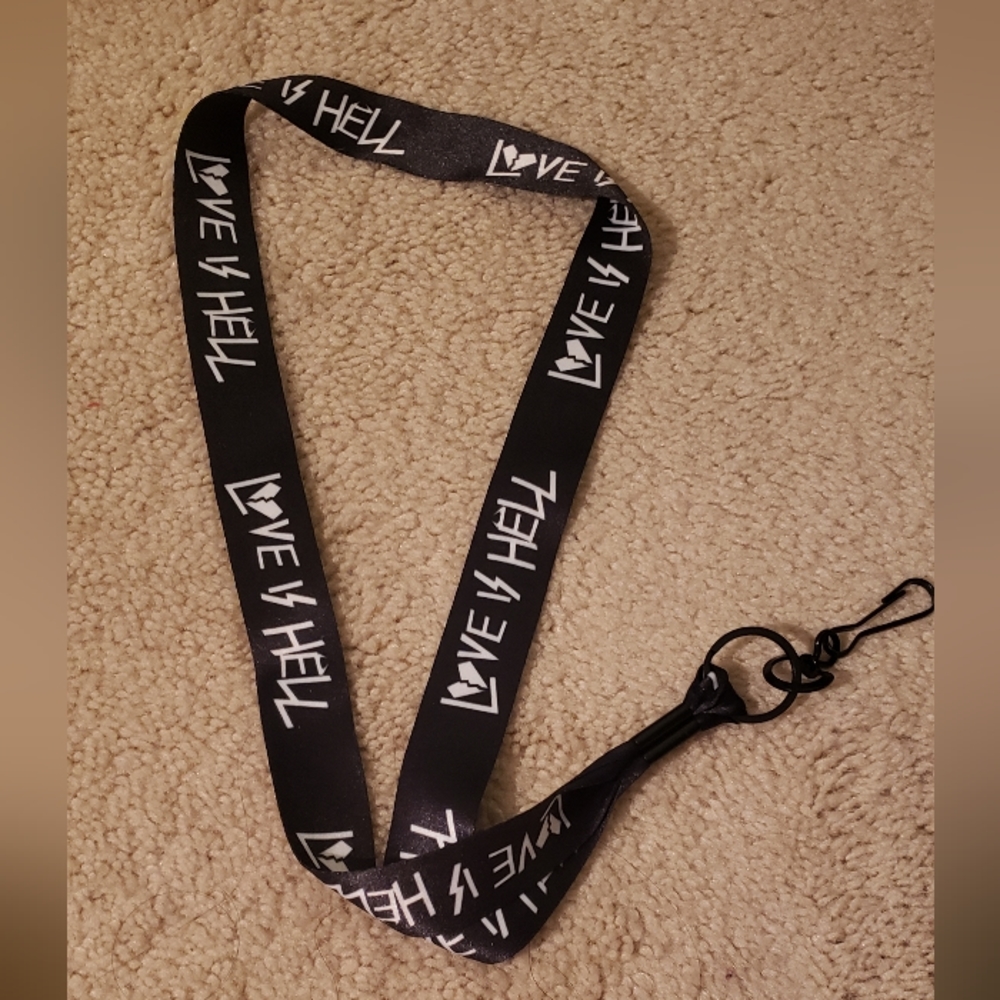 Phora Love is Hell Lanyard